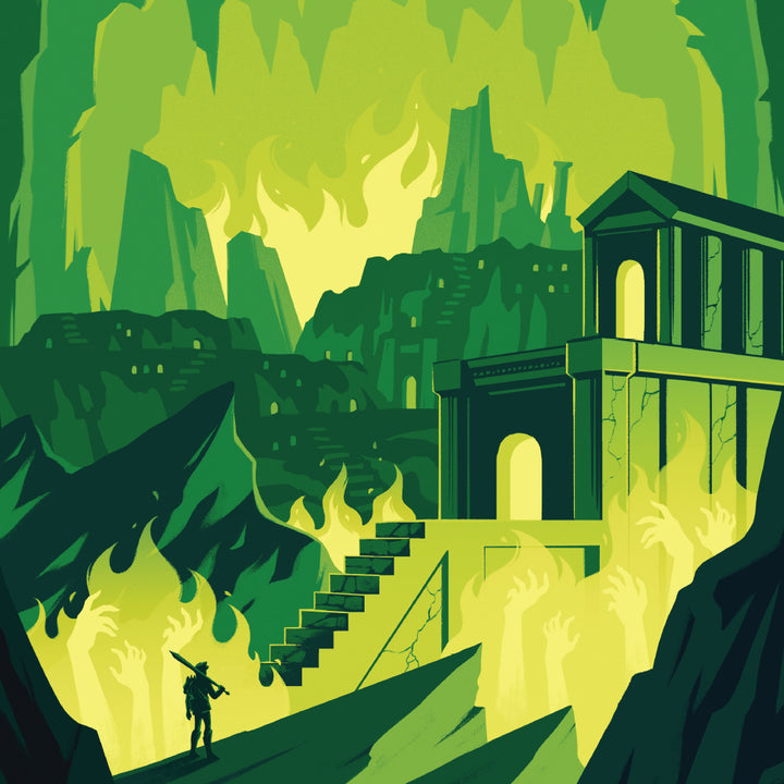 Tartarus Retro Travel Poster