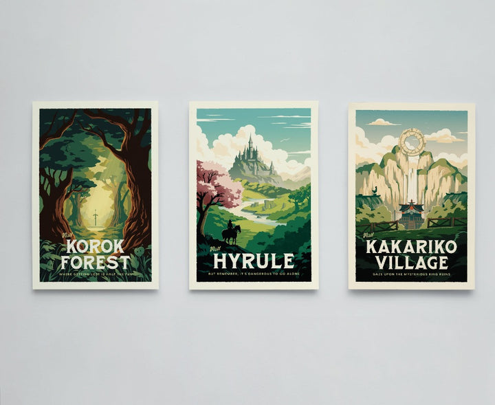 Mini Print Legend Of Zelda Travel Bundle (Set of 3)