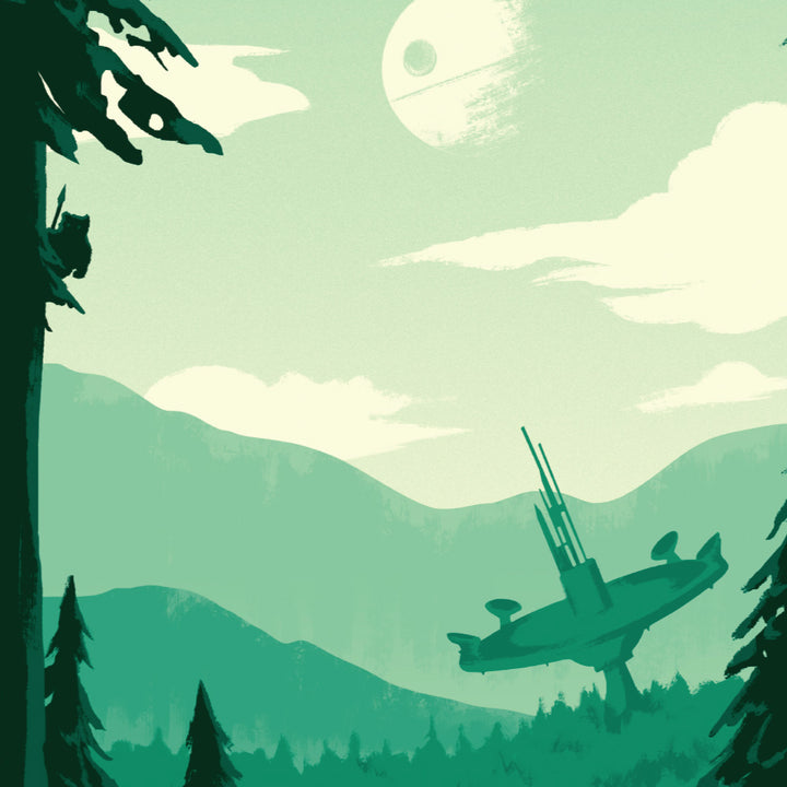 Mini Print Tatooine, Hoth, Endor Retro Travel Bundle