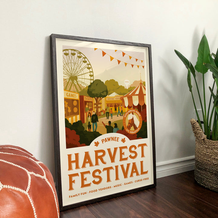Pawnee Harvest Festival Poster