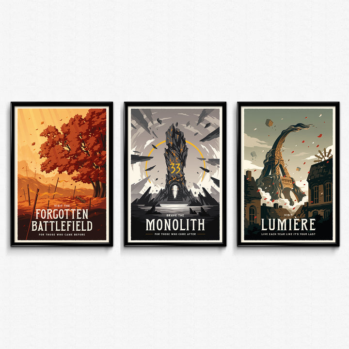 Clair Obscur: Expedition 33 Travel Poster Bundle