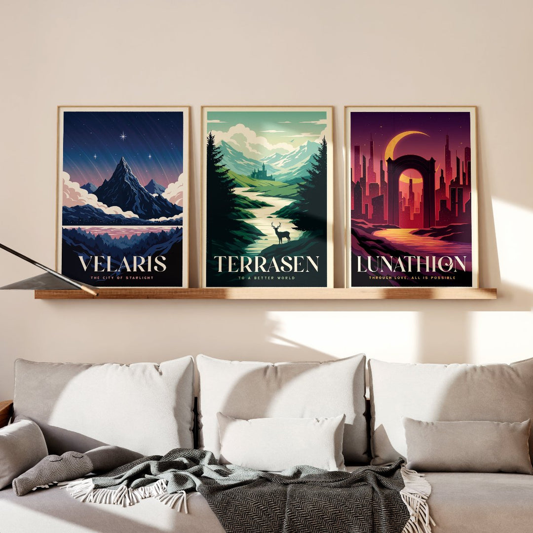 SJM Universe Travel Poster Bundle