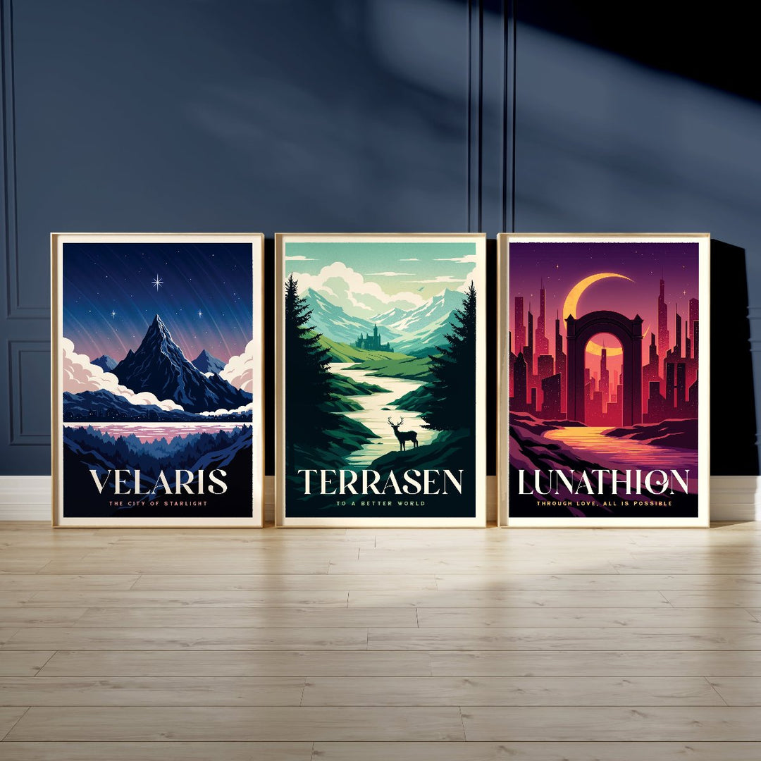 SJM Universe Travel Poster Bundle