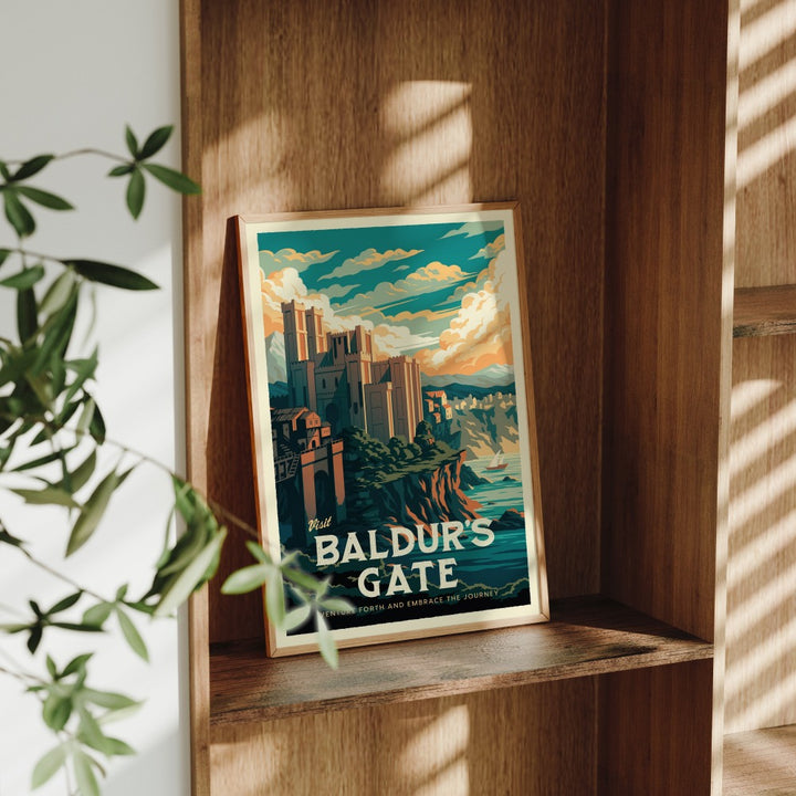 Baldur's Gate Travel Poster