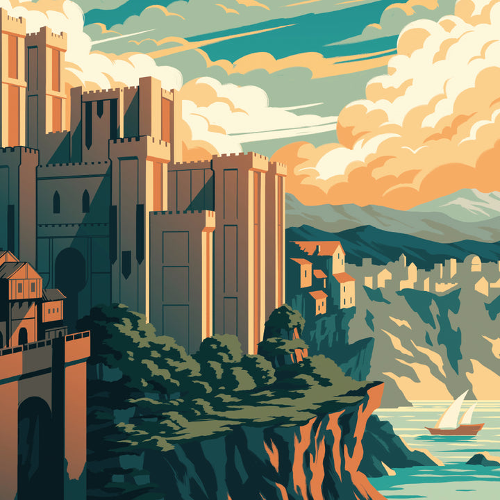 Baldur's Gate Travel Poster