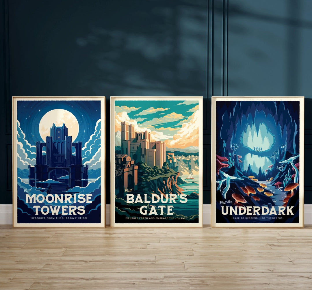 BG3 Travel Poster Bundle