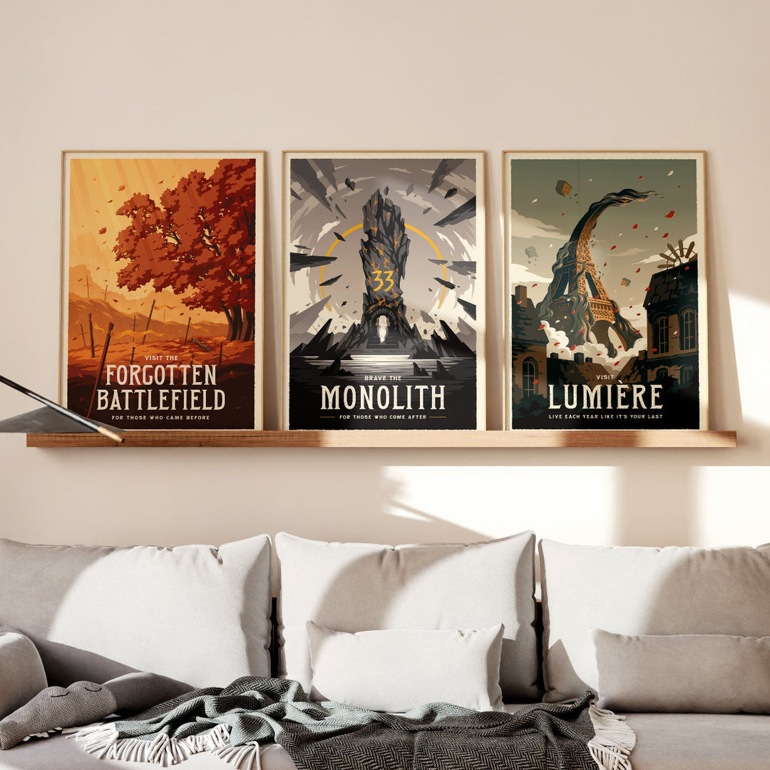 Clair Obscur: Expedition 33 Travel Poster Bundle
