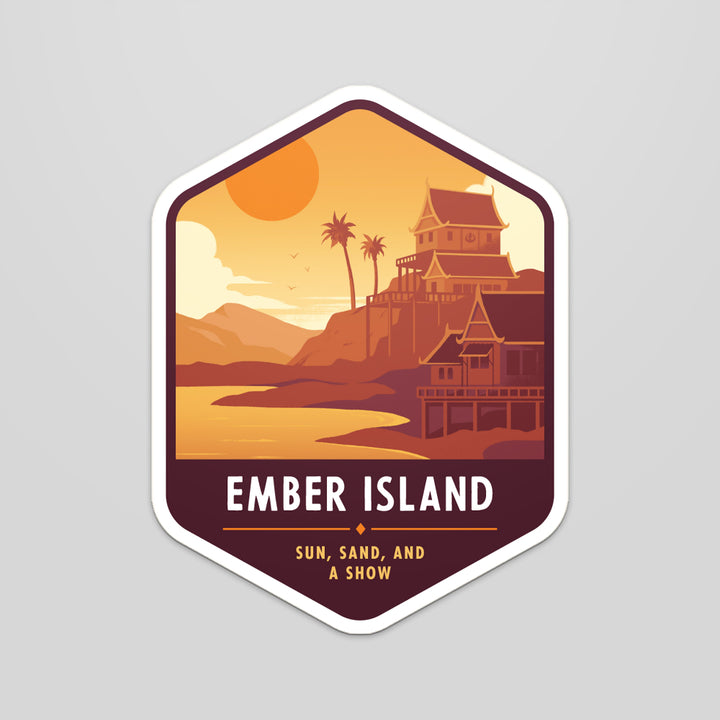 Ember Island Sticker
