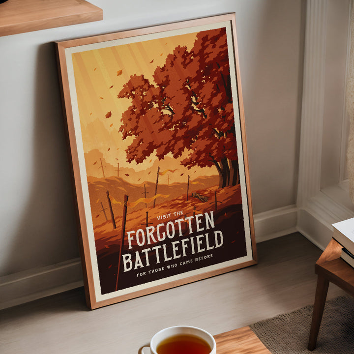 Forgotten Battlefield Travel Poster