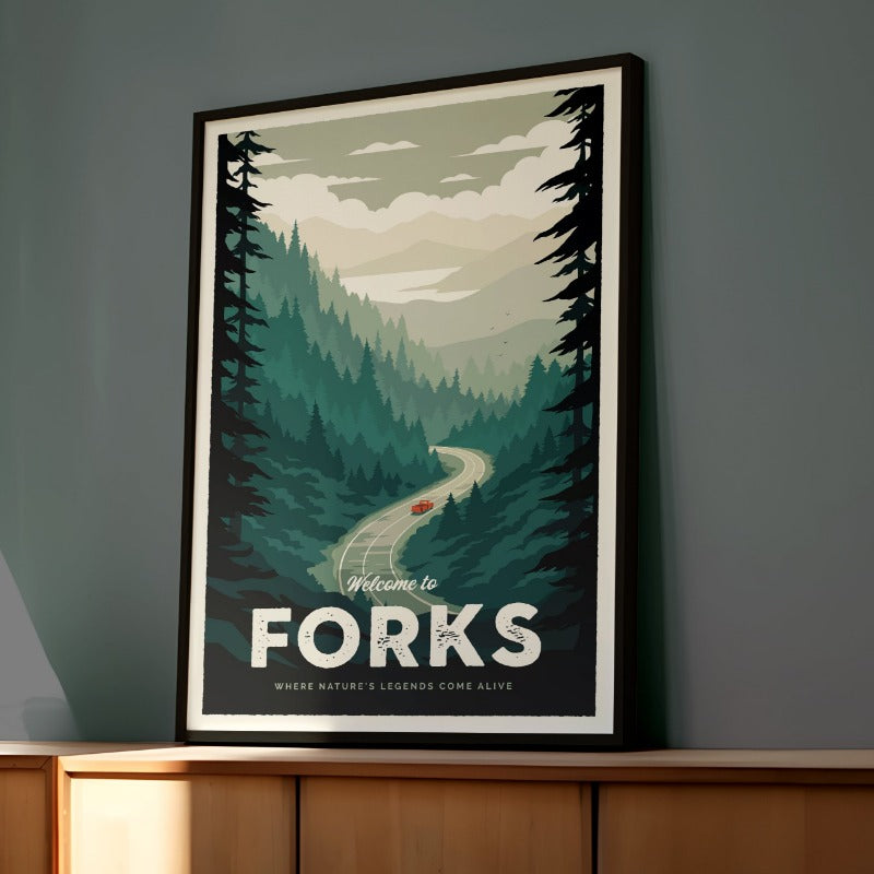 Forks Travel Poster