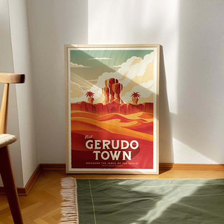 Gerudo Town Travel Poster