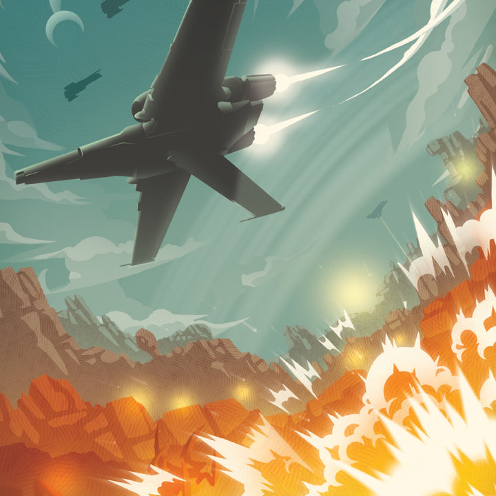 Eagle-1 Retro Poster