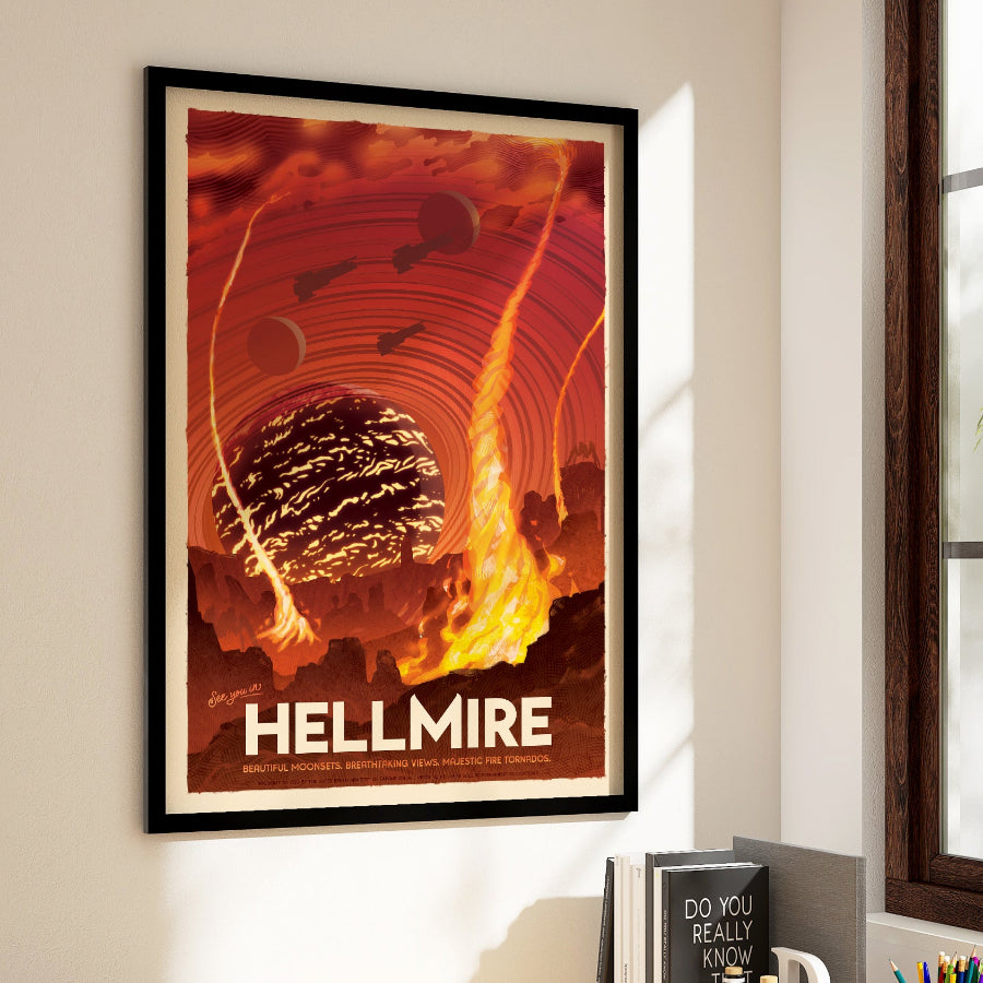 Hellmire Travel Poster