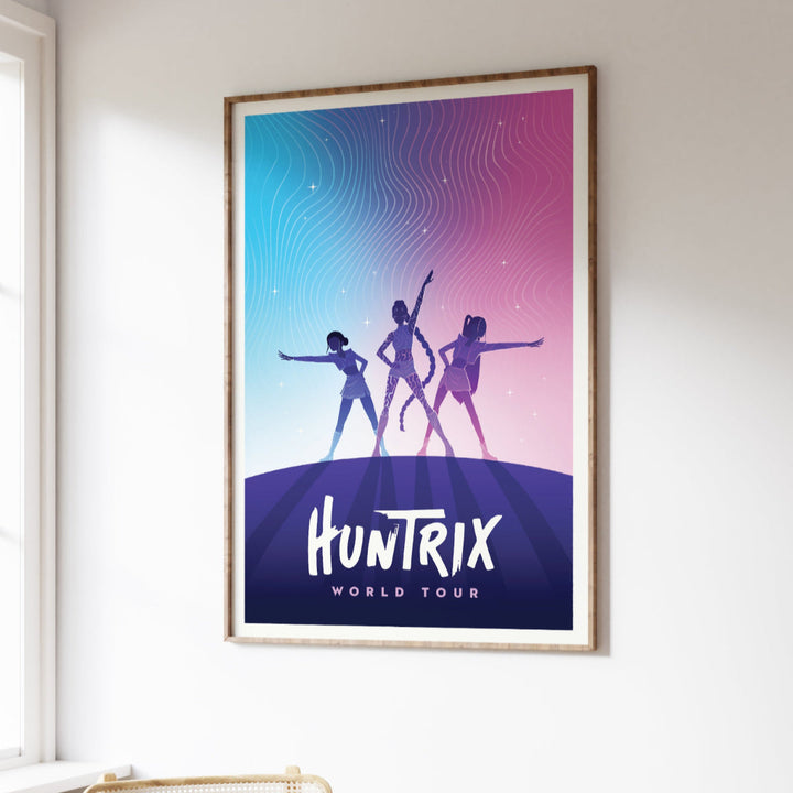 Huntrix World Tour Poster