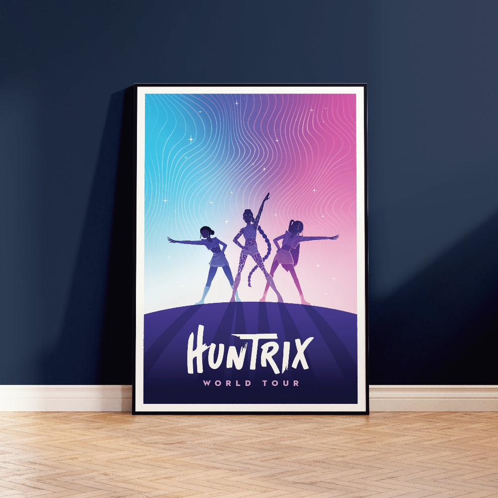 Huntrix World Tour Poster