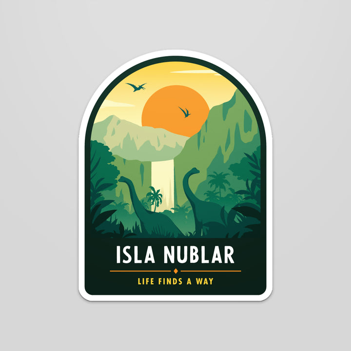 Isla Nublar Sticker