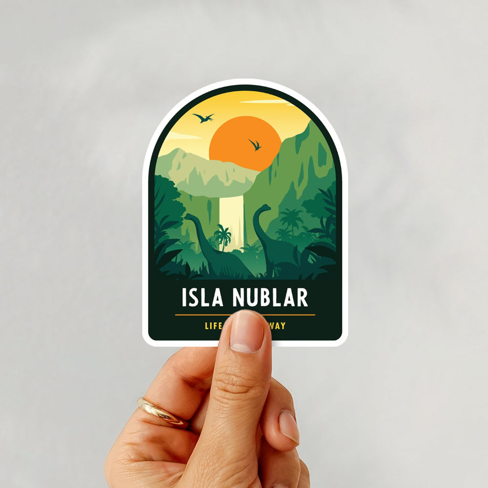 Isla Nublar Sticker