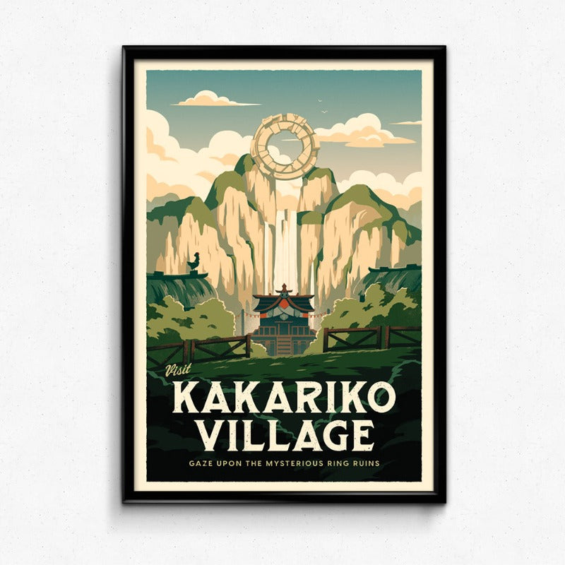 Legend of Zelda Travel Poster Bundle (Set of 3)