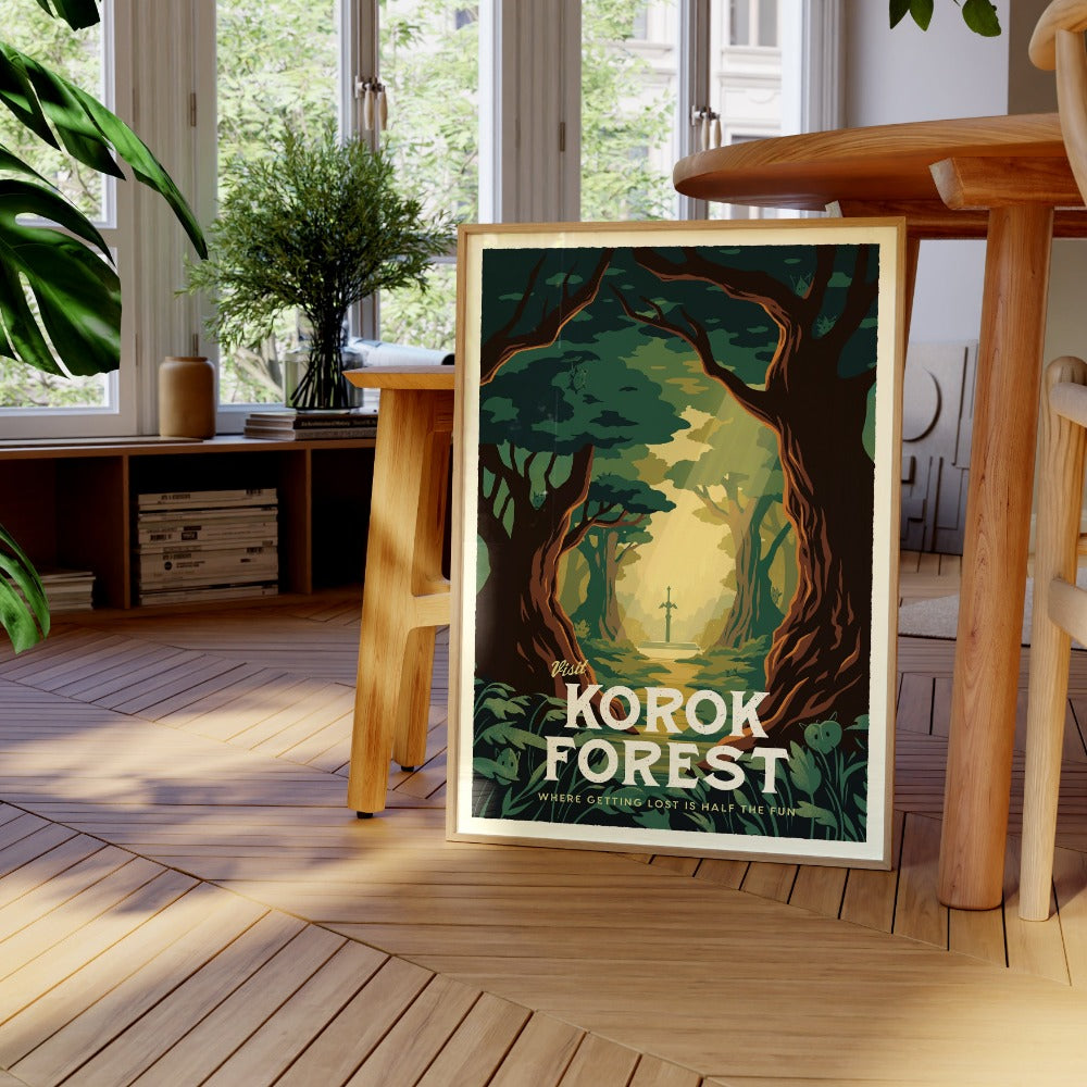 Korok Forest Travel Poster