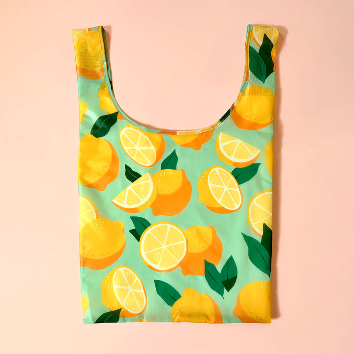 Lemon Citrus Reusable Bag