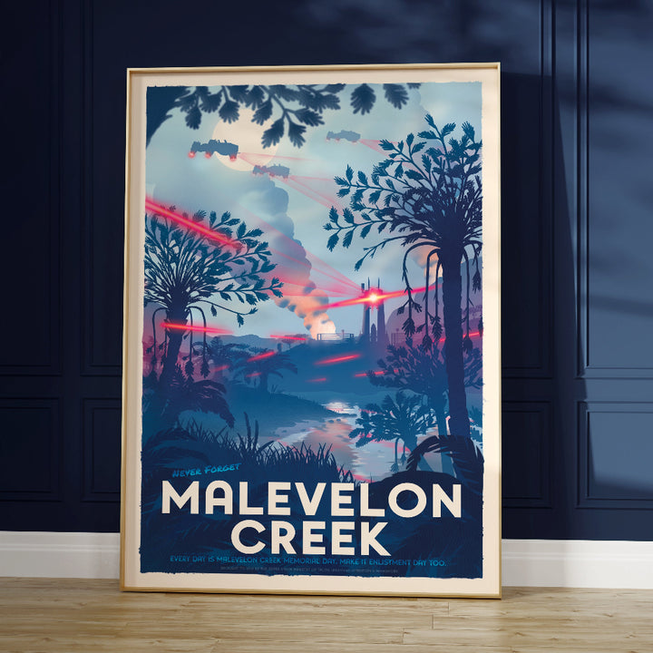 Malevelon Creek Travel Poster