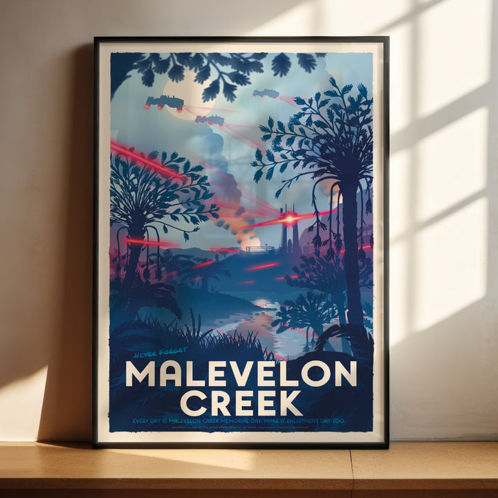 Malevelon Creek Travel Poster