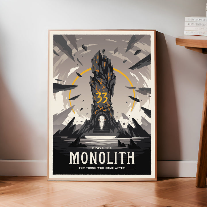 The Monolith Travel Poster