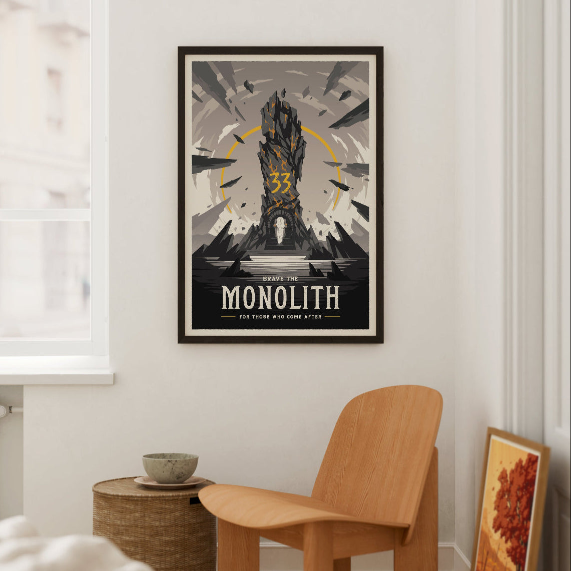 The Monolith Travel Poster – Sylvan Design