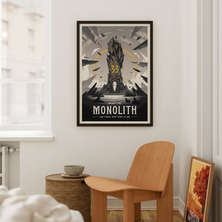 The Monolith Travel Poster