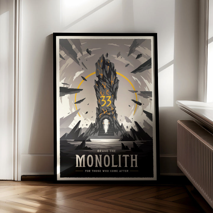 The Monolith Travel Poster