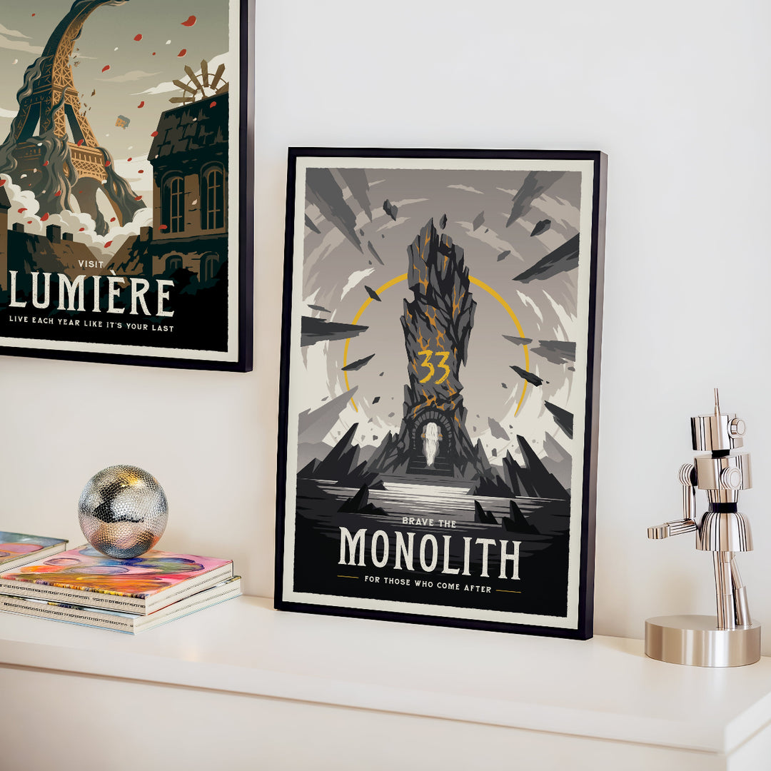 The Monolith Travel Poster