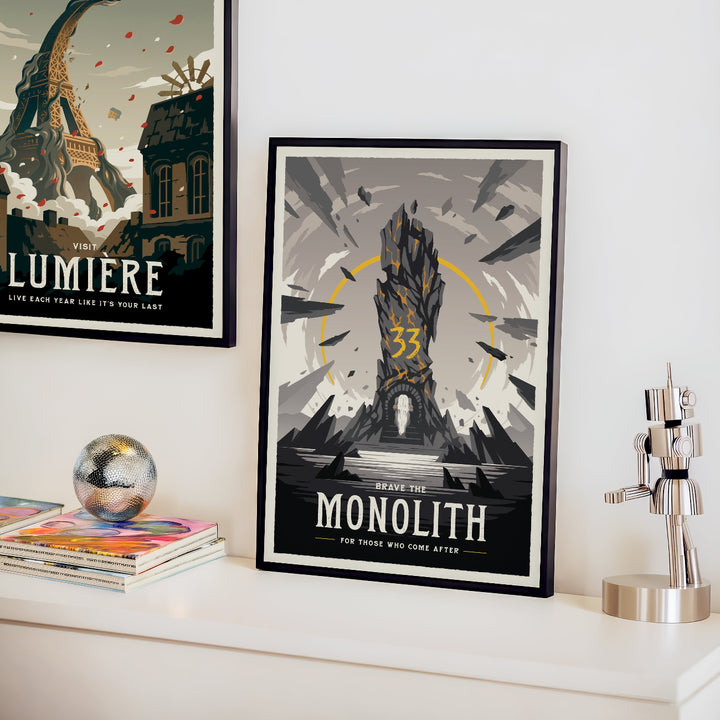 The Monolith Travel Poster