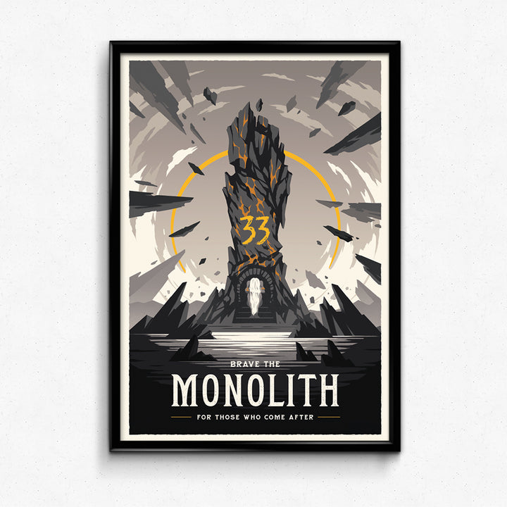 The Monolith Travel Poster