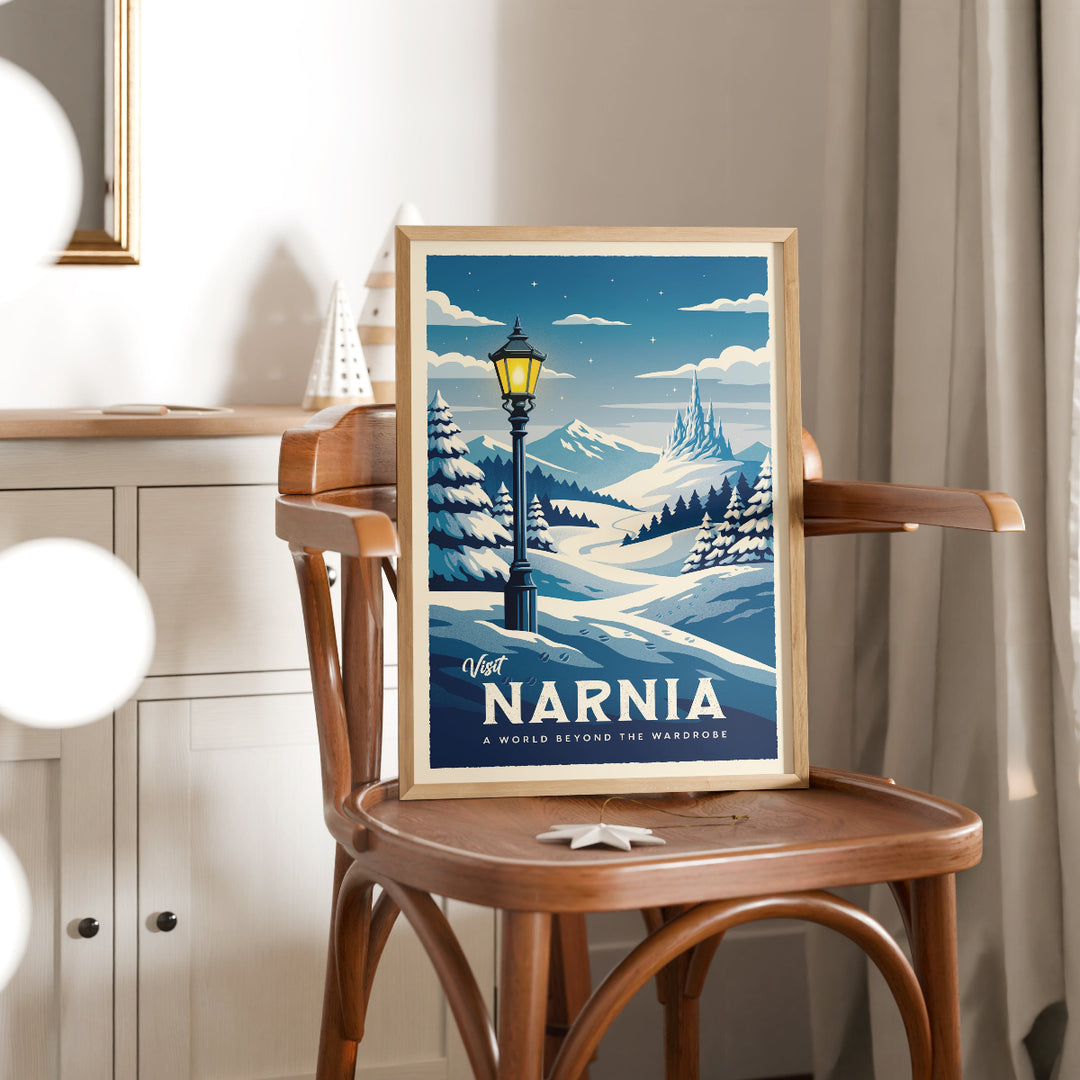 Narnia Travel Poster
