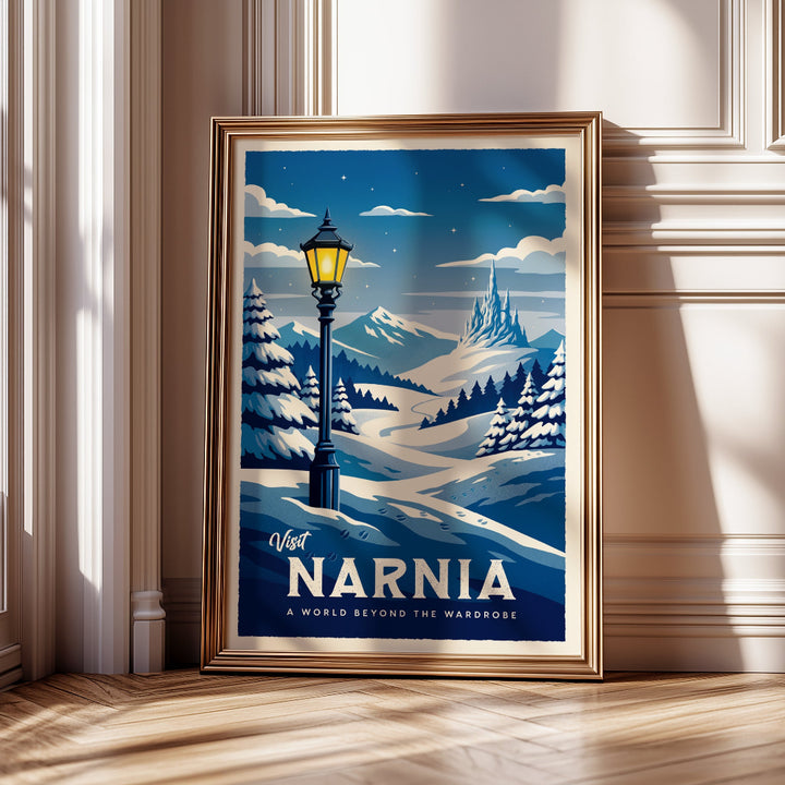 Narnia Travel Poster