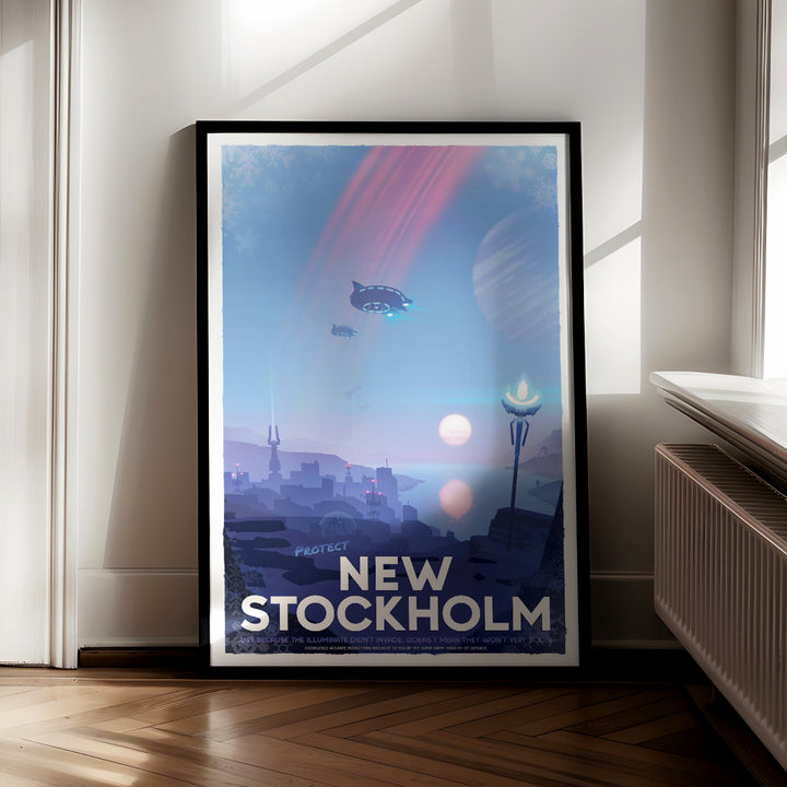 New Stockholm Travel Poster