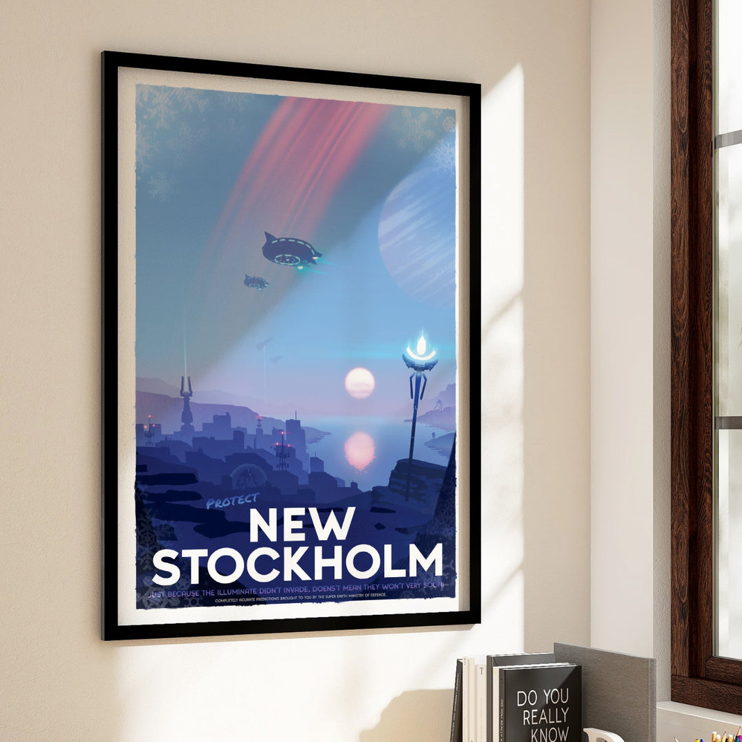 New Stockholm Travel Poster
