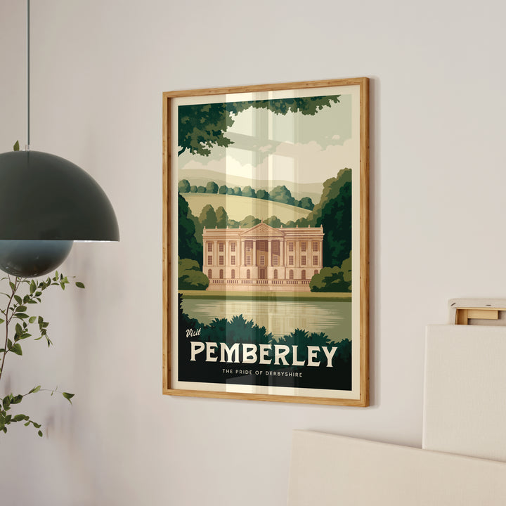 Pemberley Travel Poster