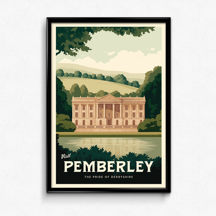 Pemberley Travel Poster