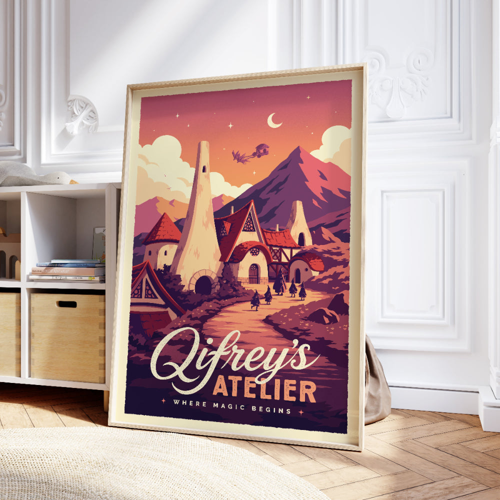 Qifrey's Atelier Travel Poster
