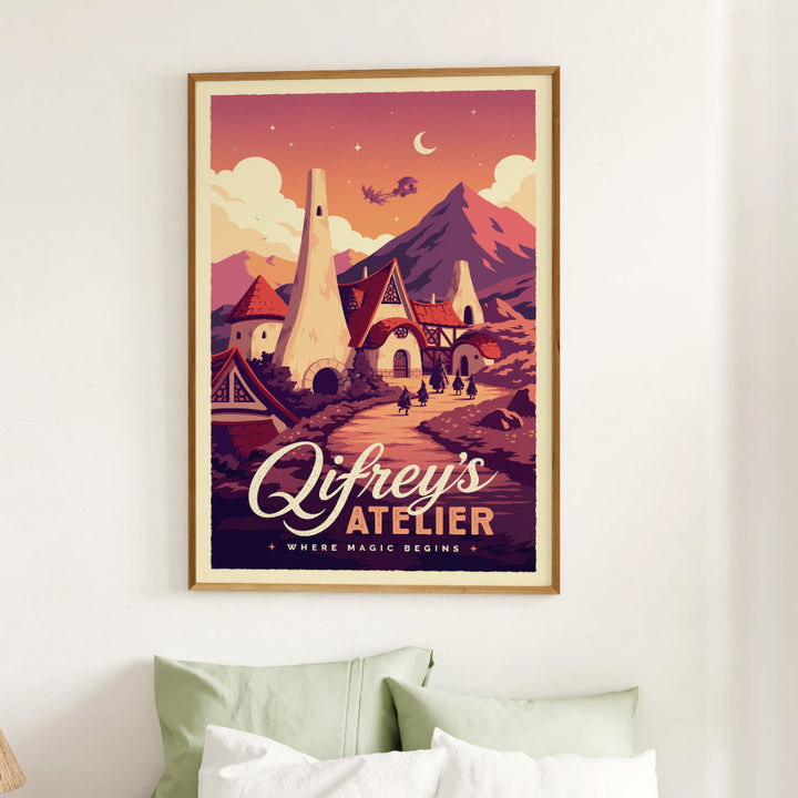 Qifrey's Atelier Travel Poster