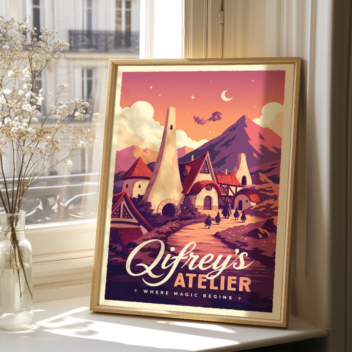 Qifrey's Atelier Travel Poster