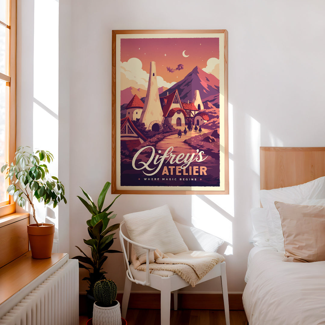 Qifrey's Atelier Travel Poster