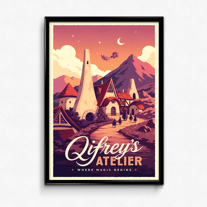 Qifrey's Atelier Travel Poster