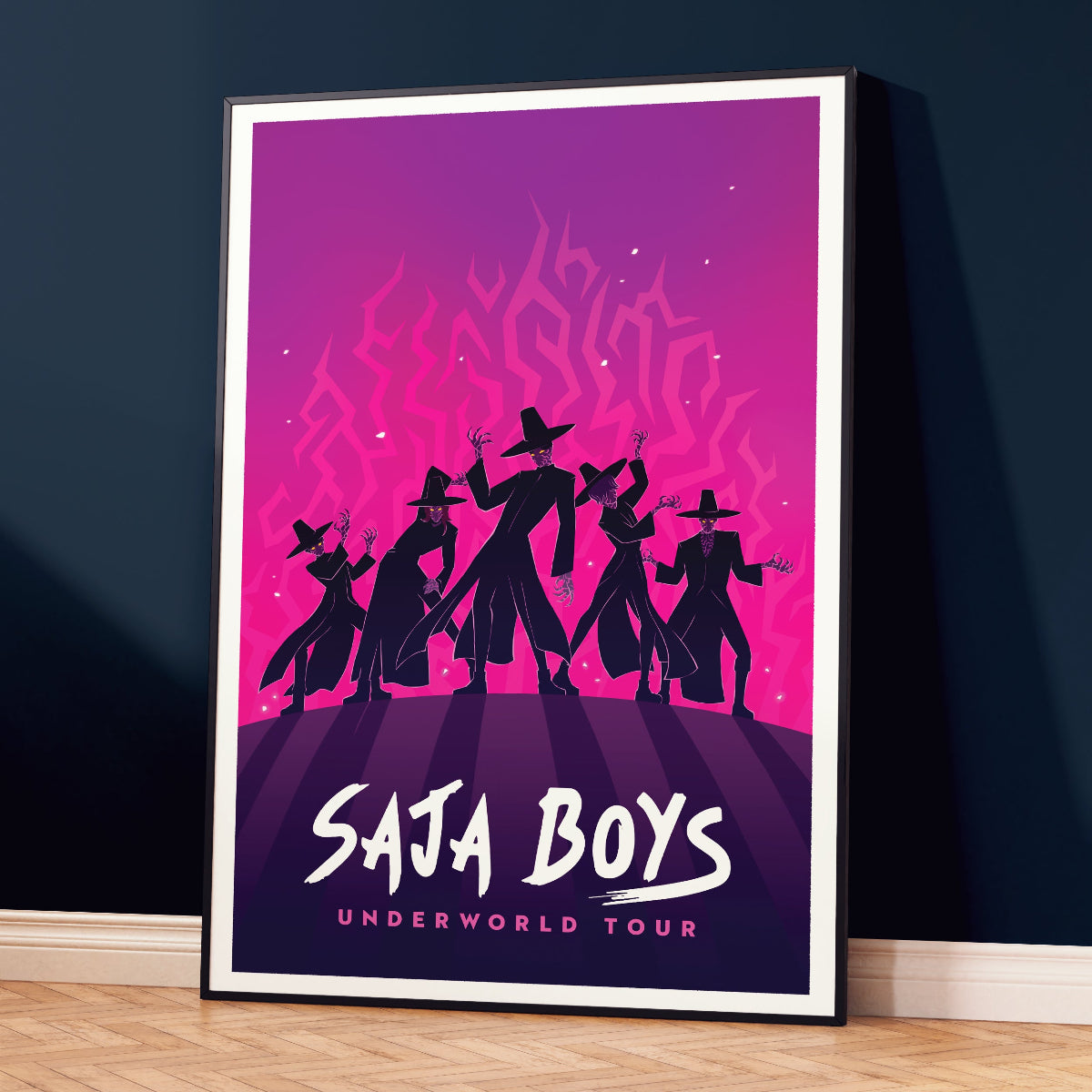 Saja Boys Underworld Tour Poster – Sylvan Design