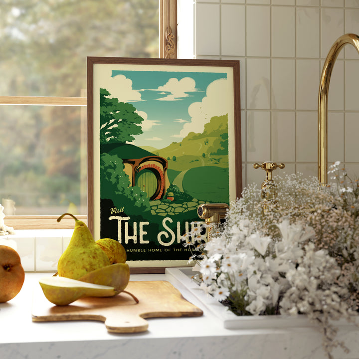 The Shire Travel Poster