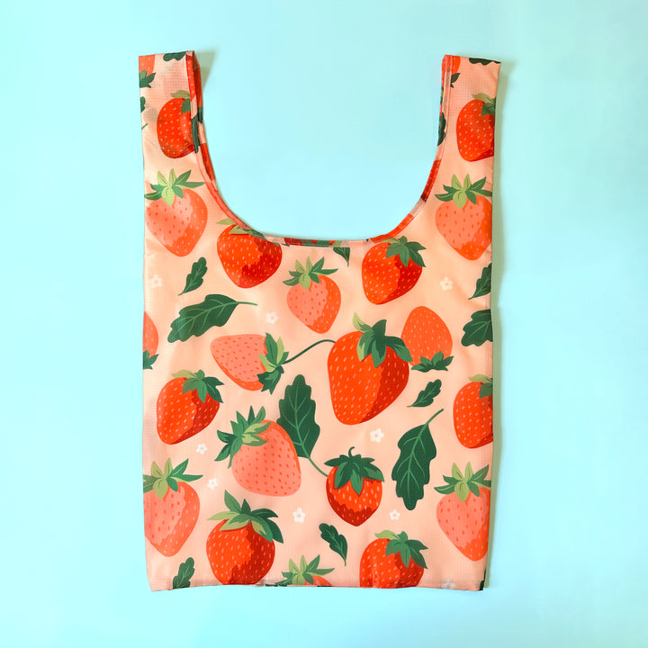 Strawberry Fields Reusable Bag