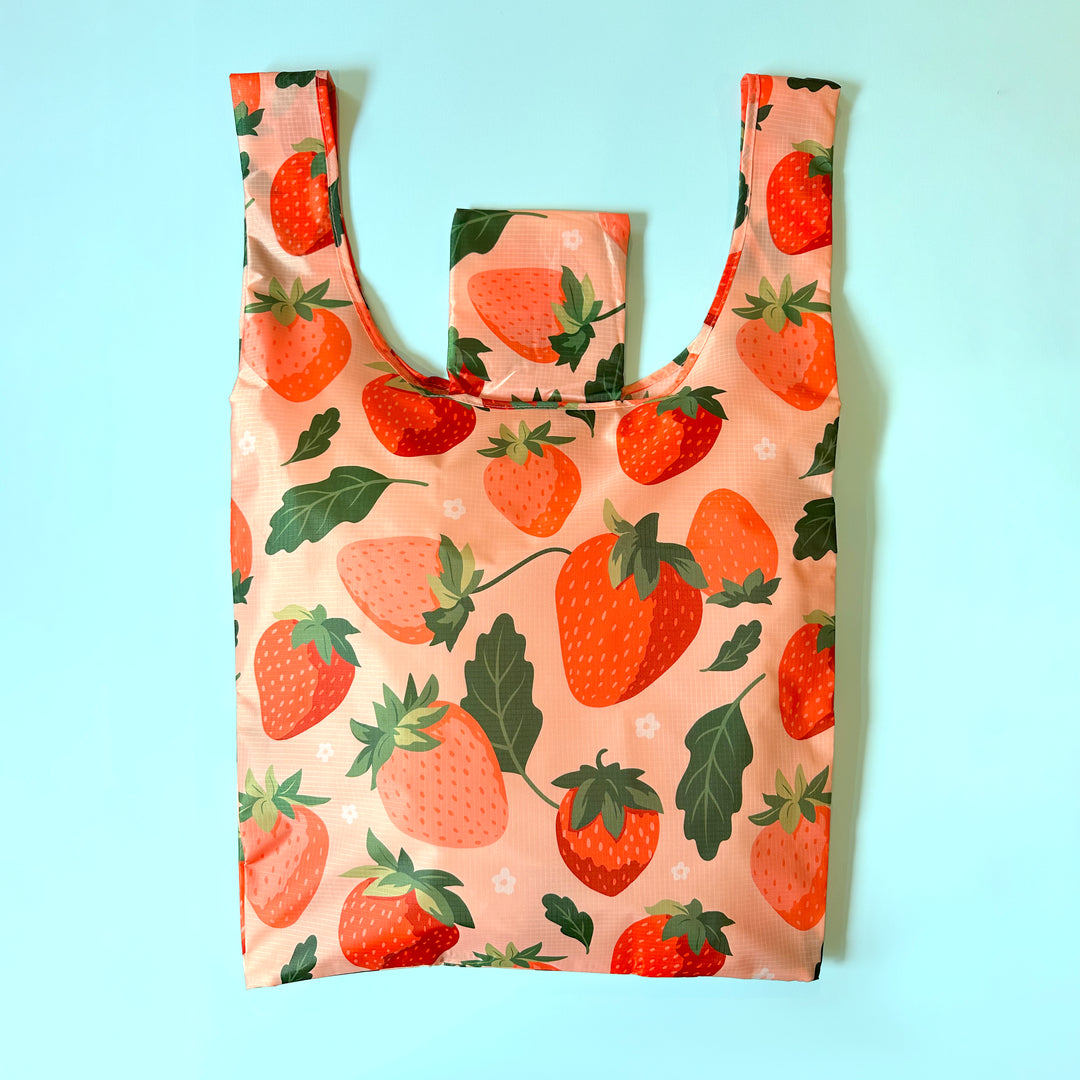 Strawberry Fields Reusable Bag