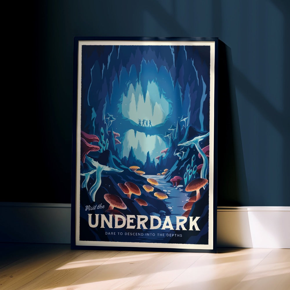 The Underdark Travel Poster