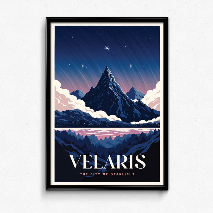 Velaris ACOTAR Travel Poster